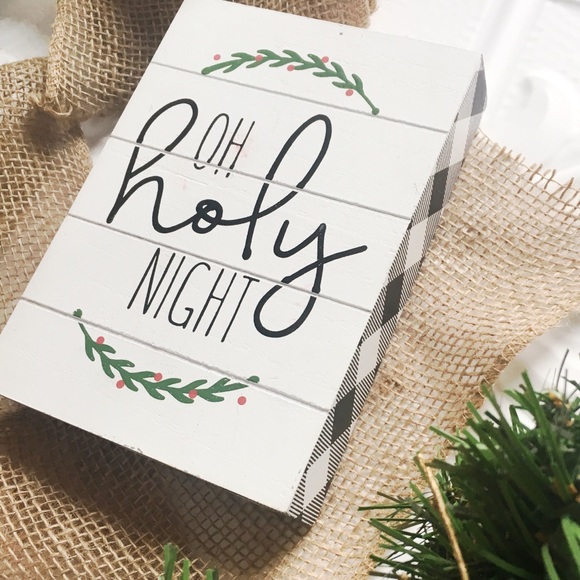 BUFFALO CHECK Country Christmas Graphic Table Art - Picture 2 of 5